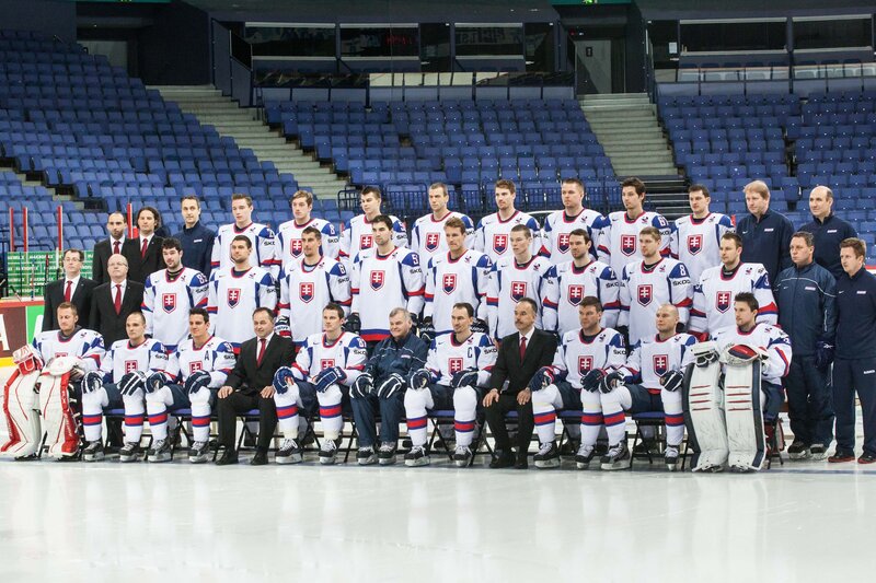 Slovak ice hockey team photo