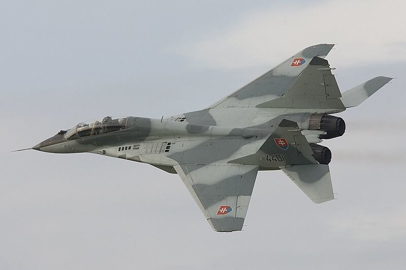 Slovak MiG-29 Fighter Jet — Gray