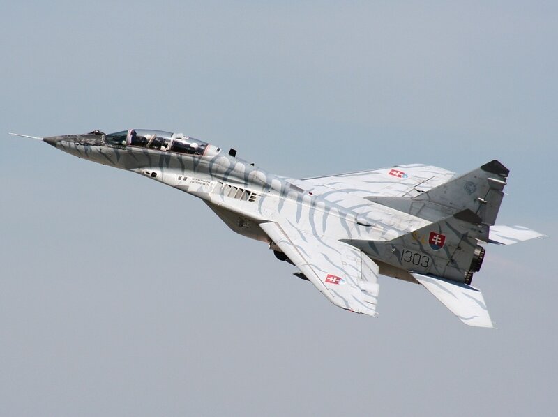 Slovak MiG-29 in flight