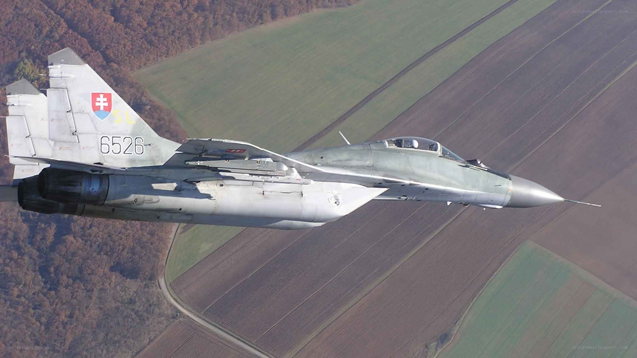Slovak MiG-29 in flight