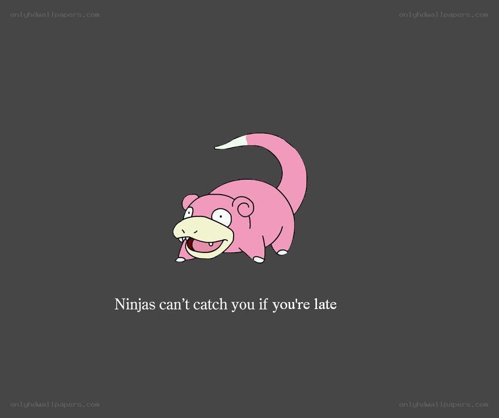 Slowpoke with a joke