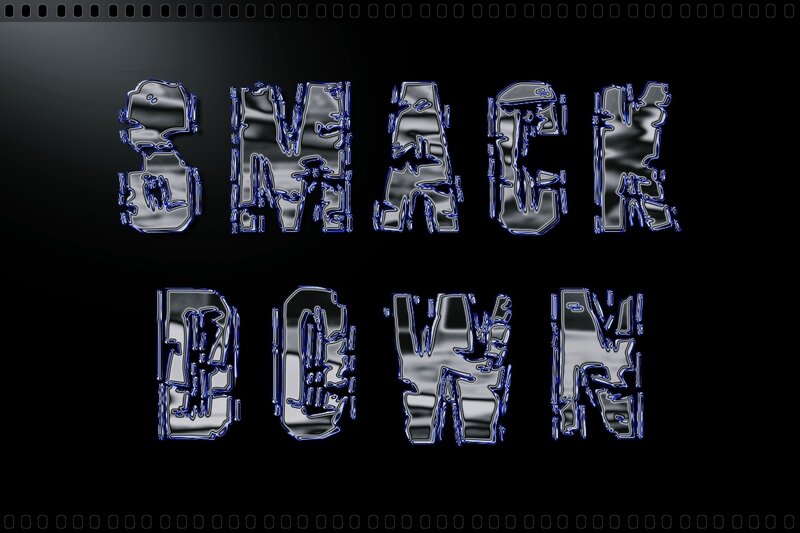 smack down text effect