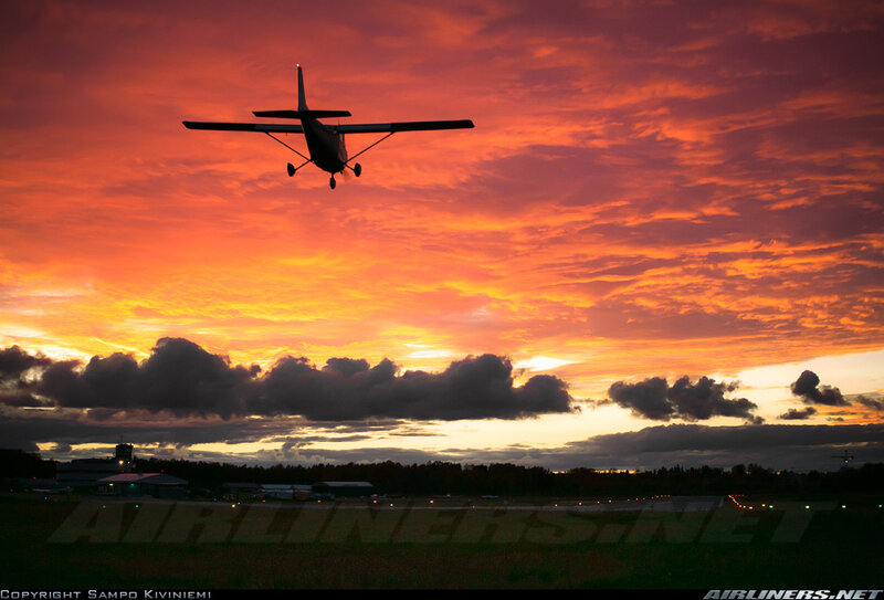 Small Airplane in Flight