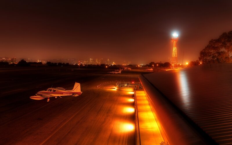Small Airplane on Tarmac