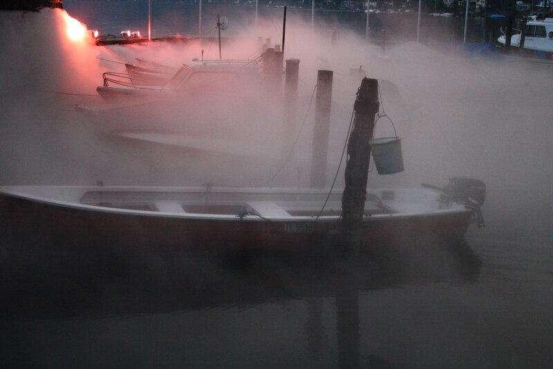 Small Boat in Fog