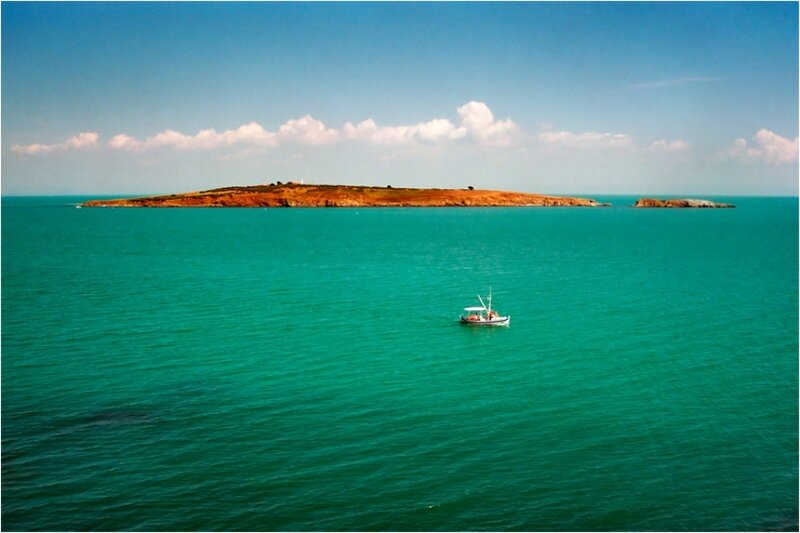 Small Boat in Sea
