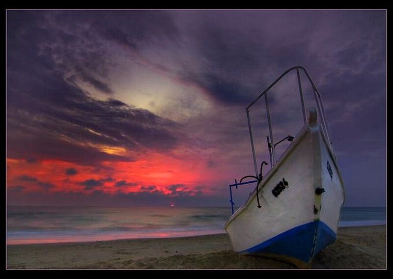 Small Boat on Beach