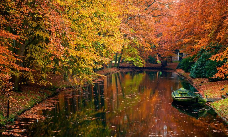 Small Boat on Canal