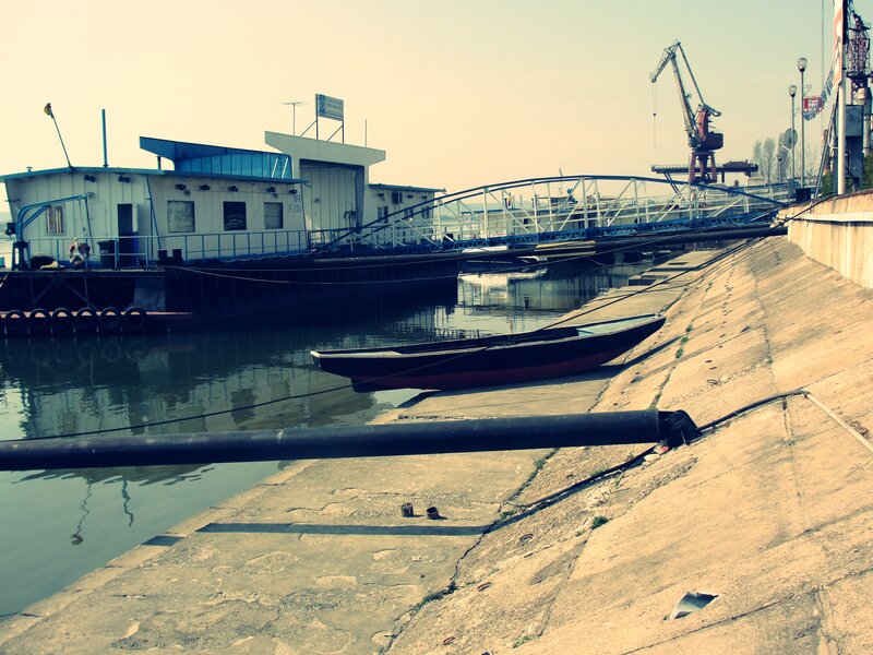 Small Boat on Dock