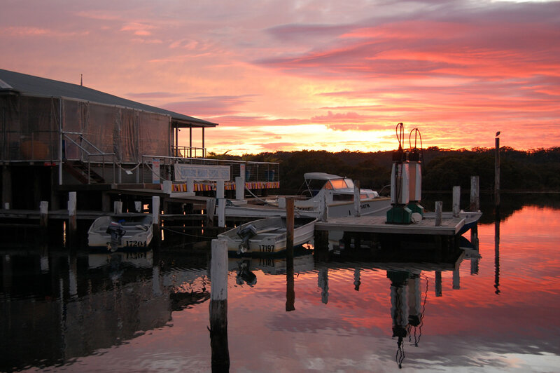 Small Boats at Dock