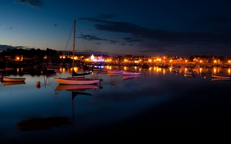 Small Boats in Harbor