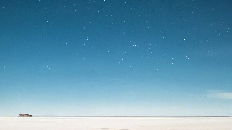 Small Building on Salt Flat