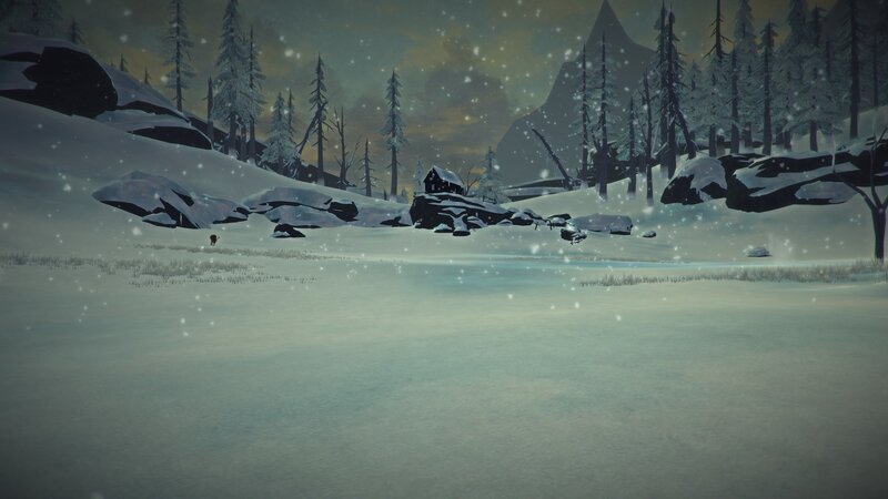 Small Cabin in Snow — White, Cold, Quiet