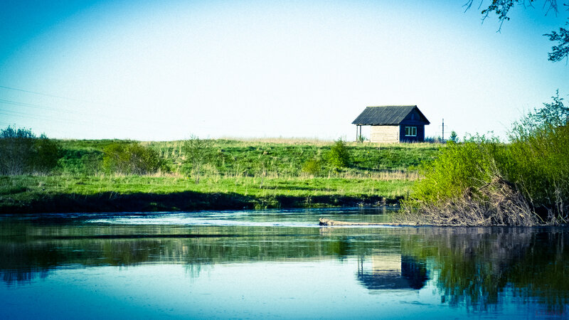 Small Cabin on Hill