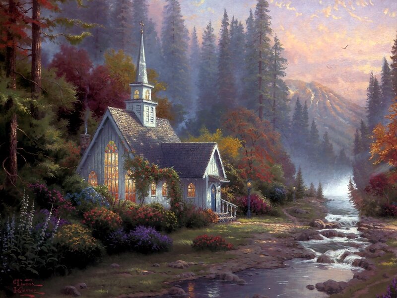Small Chapel in Forest