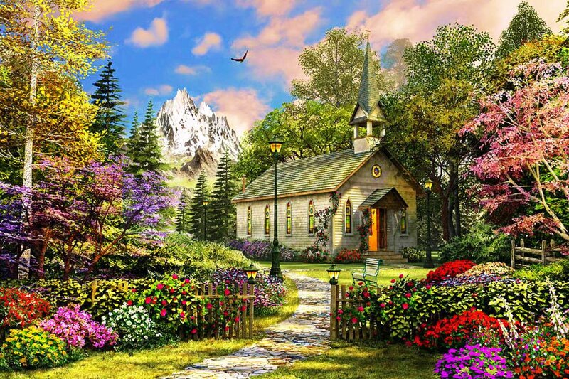 Small Chapel in Garden