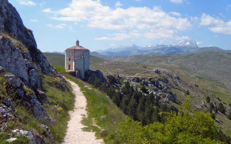 Small Chapel on Mountain