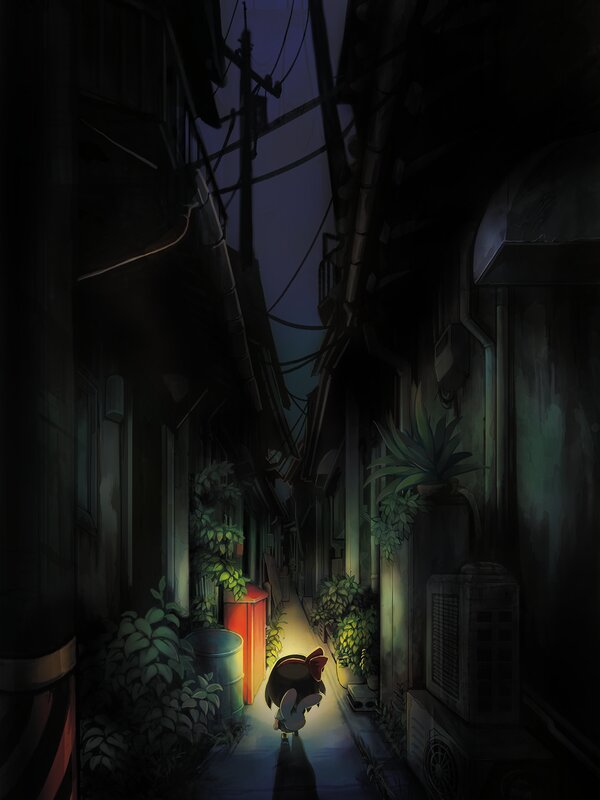 Small Character in Alley