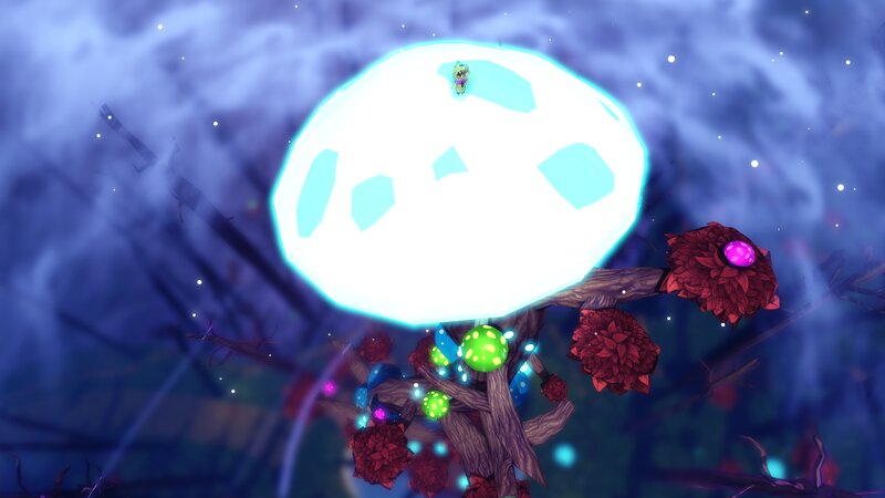 Small Character on Glowing Orb