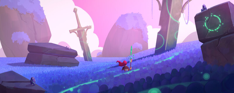 Small Character with Sword
