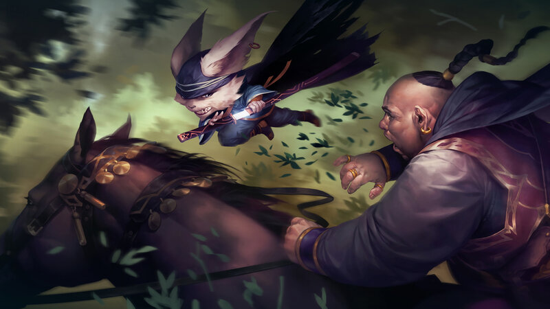 Small Creature Attacking Man