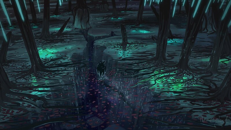 Small Creature in Swamp