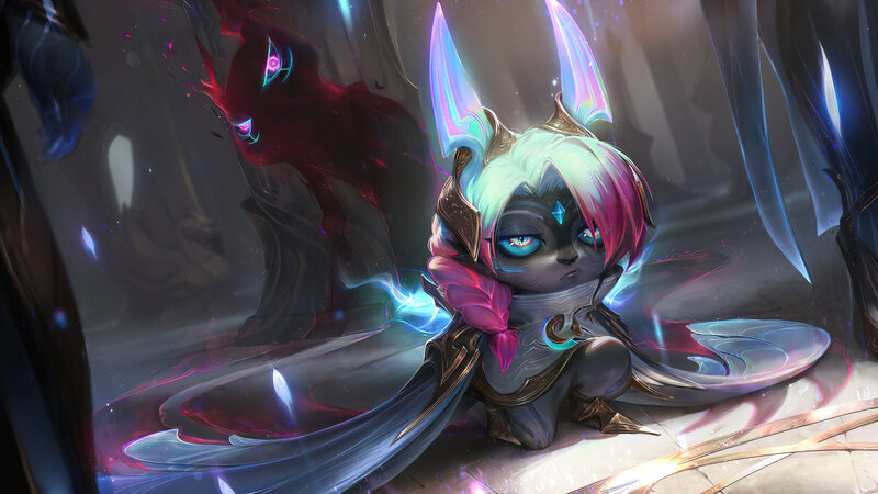 Small Creature with Glowing Horns