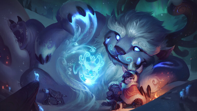 Small Creature with Large Beast
