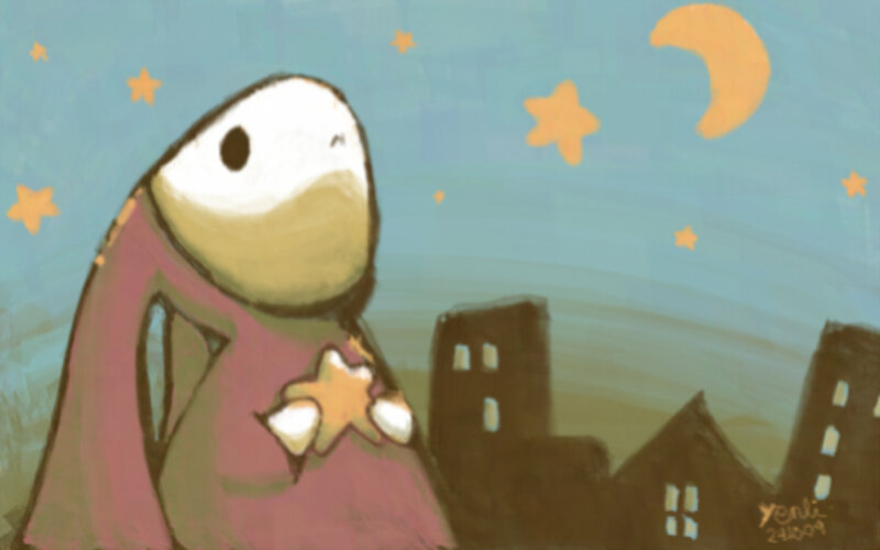 Small Creature with Star