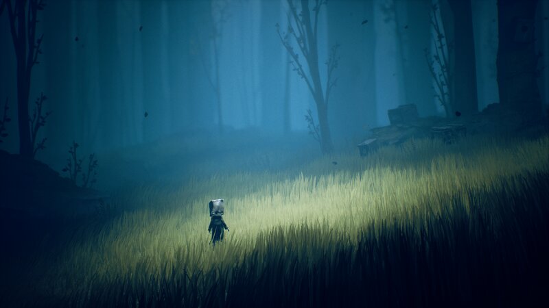 Small Figure in Tall Grass
