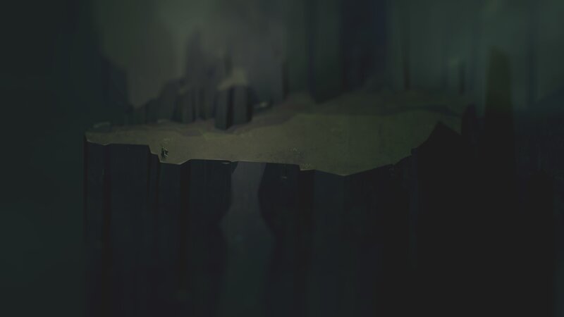 Small Figure on Cliff