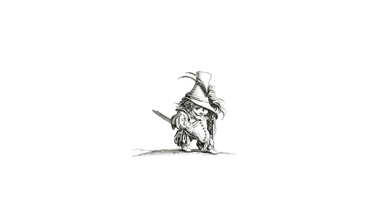 Small Figure with Hat
