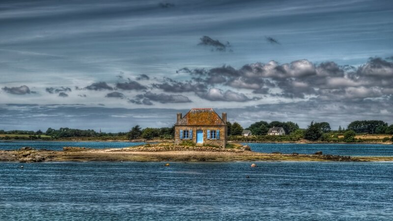 Small House on Island