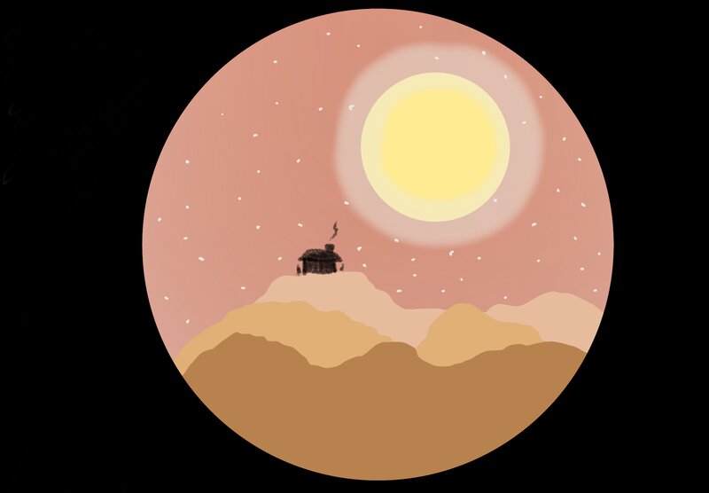 Small Hut on Hill