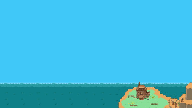 Small Island with Cabin