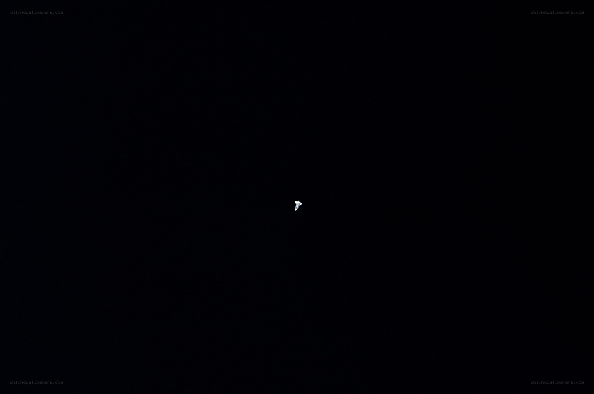 small object in dark space