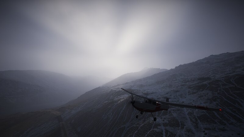 Small Plane Flying