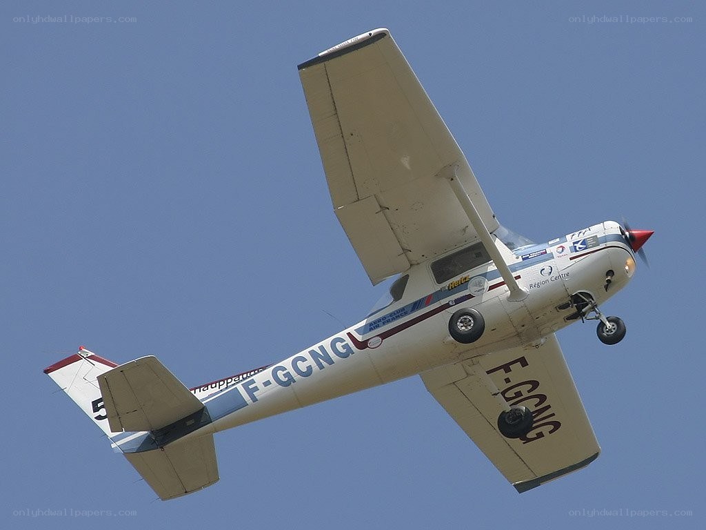 small plane in flight
