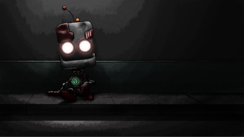 Small Robot Sitting
