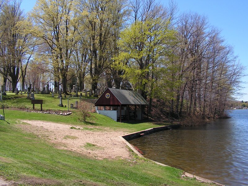 Small Shelter by Lake