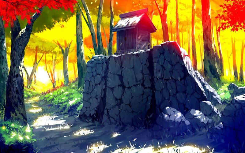 Small Shrine in Forest