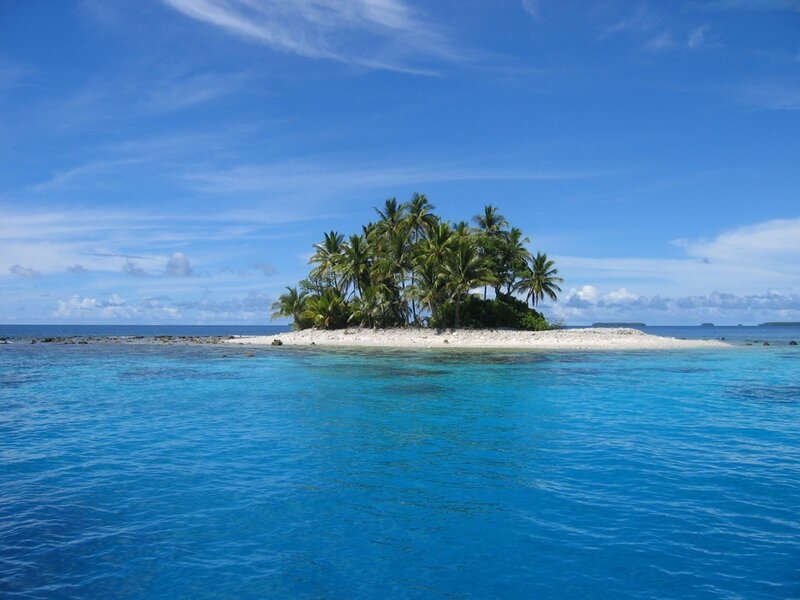 Small Tropical Island — Afternoon