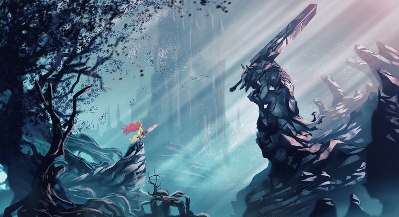 Small Warrior Facing Giant