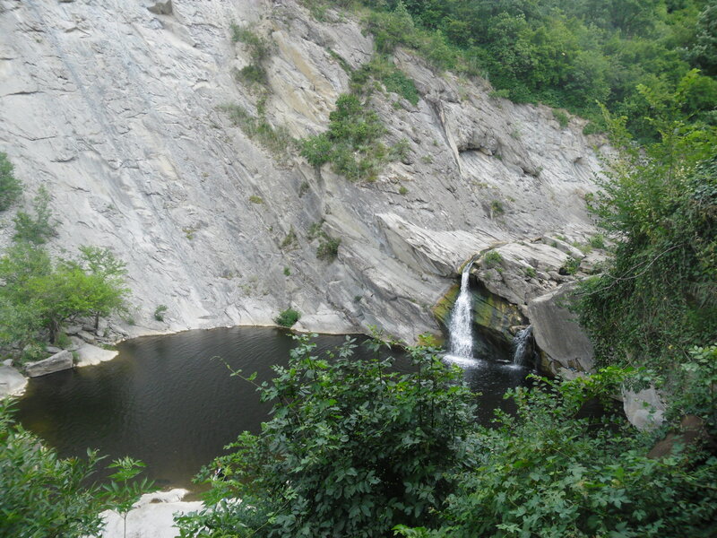 Small Waterfall in Canyon