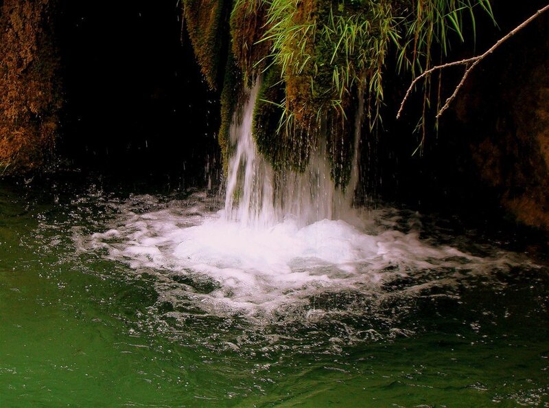 Small Waterfall in Pool