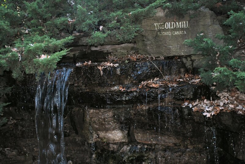 Small Waterfall on Rocks — Green, Natural
