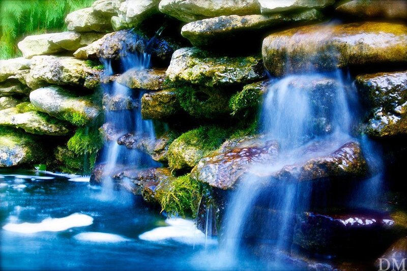 Small Waterfall on Rocks