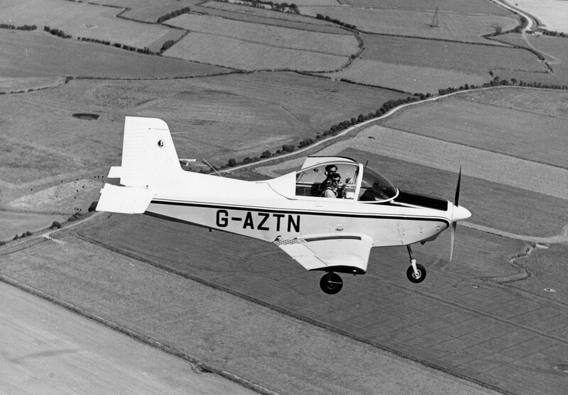 Small White Airplane — Black, Calm