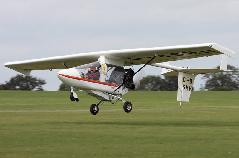 Small White Airplane — Green