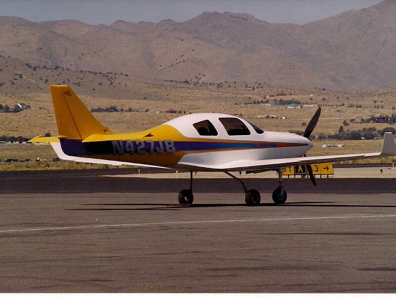 Small Yellow and White Airplane